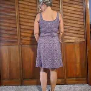 Columbia Navy and Red Geometric Shirt